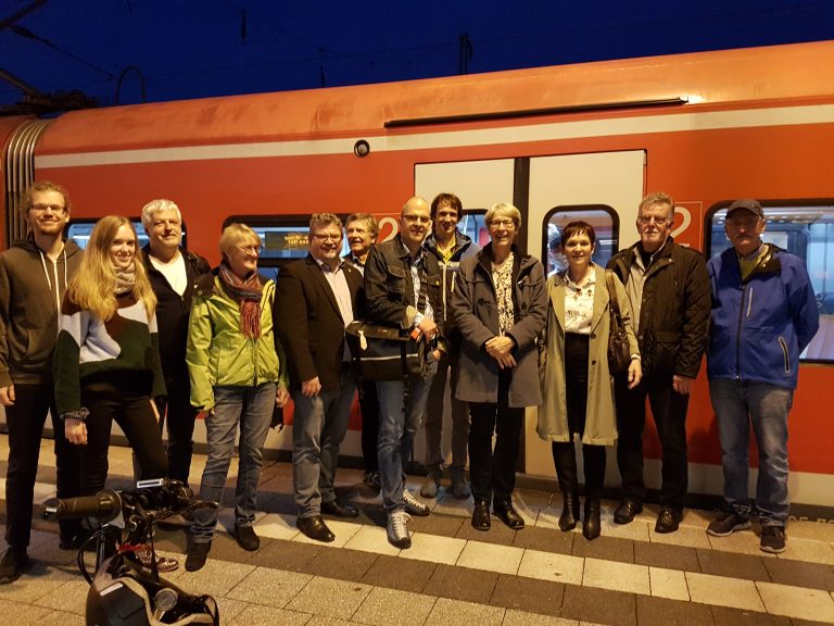 Radwegnetz kann auch im NOK ausgebaut werden Grüne Staatssekretärin Elke Zimmer zu Besuch in Neckarelz