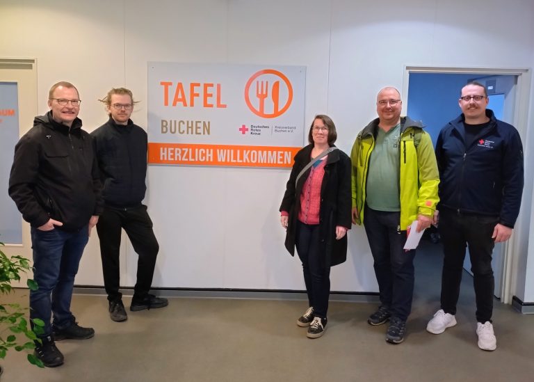 Grüne Delegation besucht neuen DRK-Tafelladen in Buchen